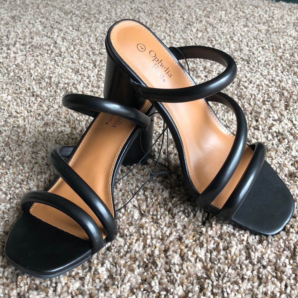 Black Heeled Sandal